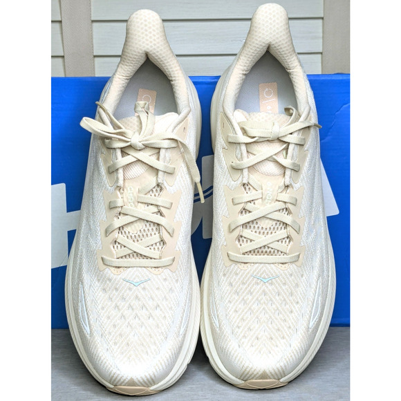 Hoka One One Shoes Mens 13 Beige Sand Clifton 9 NEW 1127895-SSEG Running Sneaker - Picture 9 of 11
